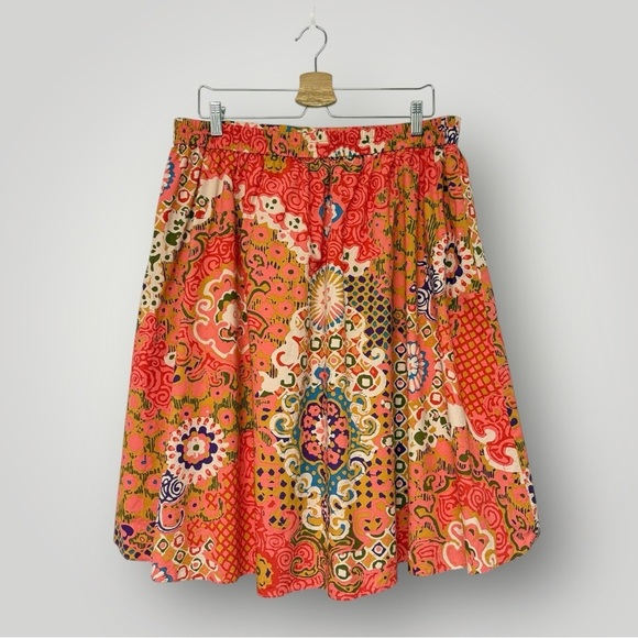 J.Crew Medium Women Wrap Top Vibrant Paisley Multicolor Cropped V-neck Top Skirt - Picture 4 of 11